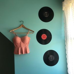 pink bathing suit top